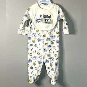 My first Hanukkah 2piece baby set